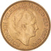 Coin, Netherlands, Wilhelmina I, 10 Gulden, 1933, MS(63), Gold, KM:162