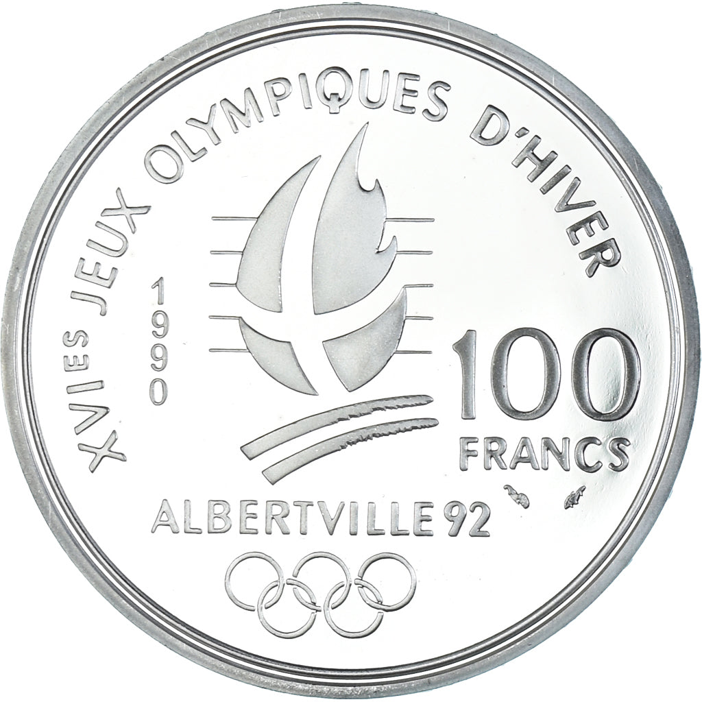 Coin, France, 100 Francs, 1990, MS(64), Silver, KM:980, Gadoury:C7