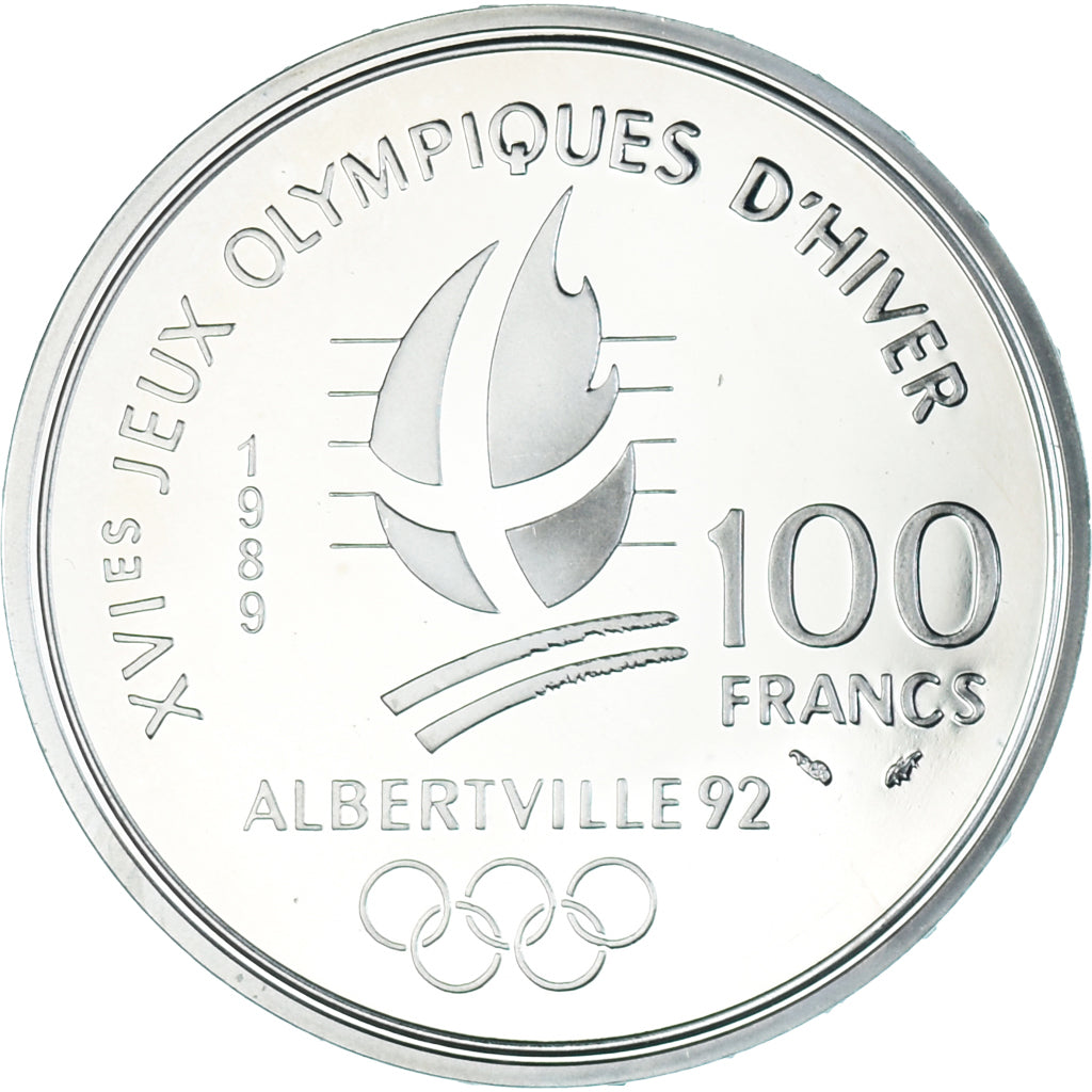 Coin, France, 100 Francs, 1989, MS(64), Silver, KM:971, Gadoury:C1