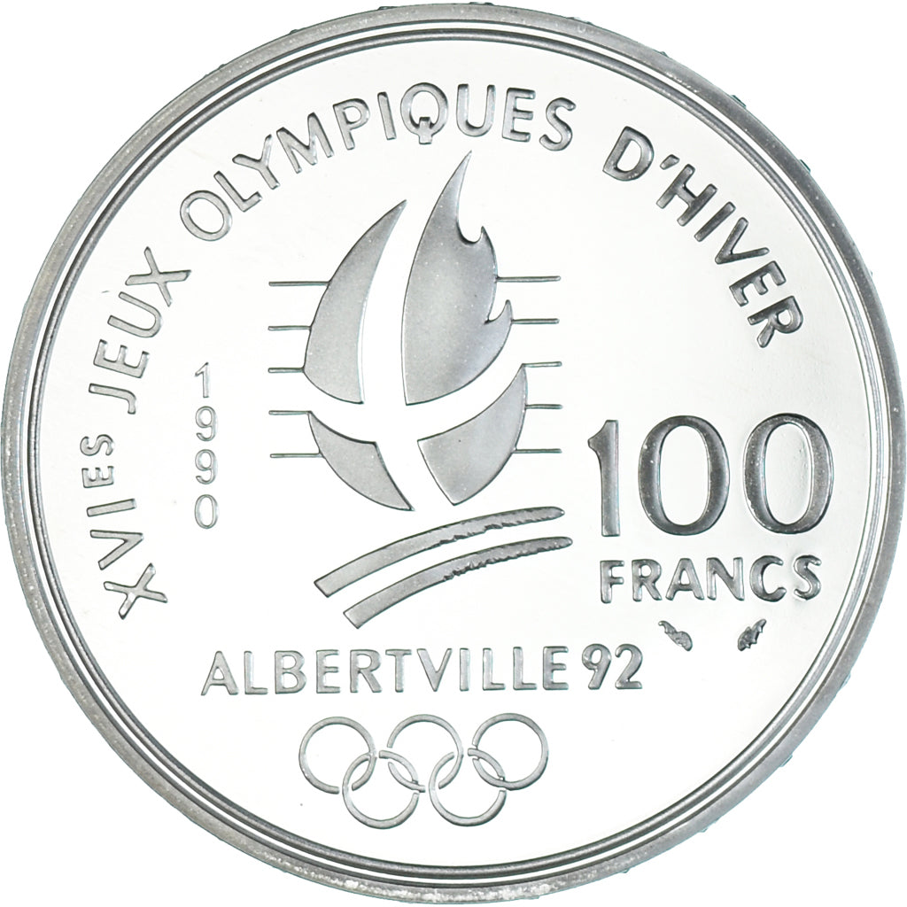 Coin, France, 100 Francs, 1990, MS(64), Silver, KM:983, Gadoury:C11