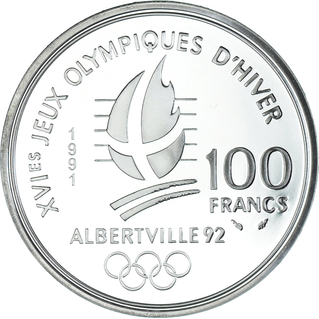 Coin, France, 100 Francs, 1991, MS(64), Silver, KM:993
