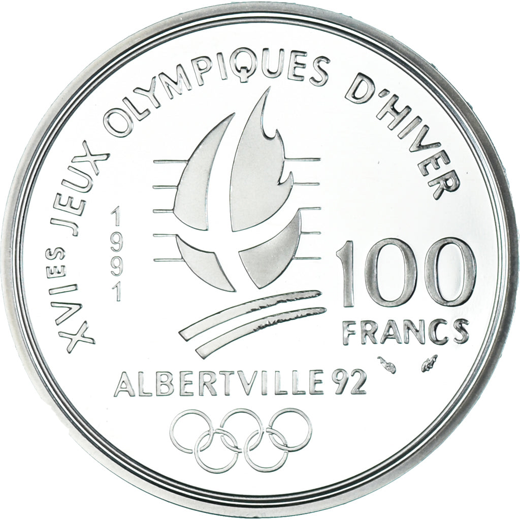 Coin, France, 100 Francs, 1991, MS(64), Silver, KM:994, Gadoury:C18