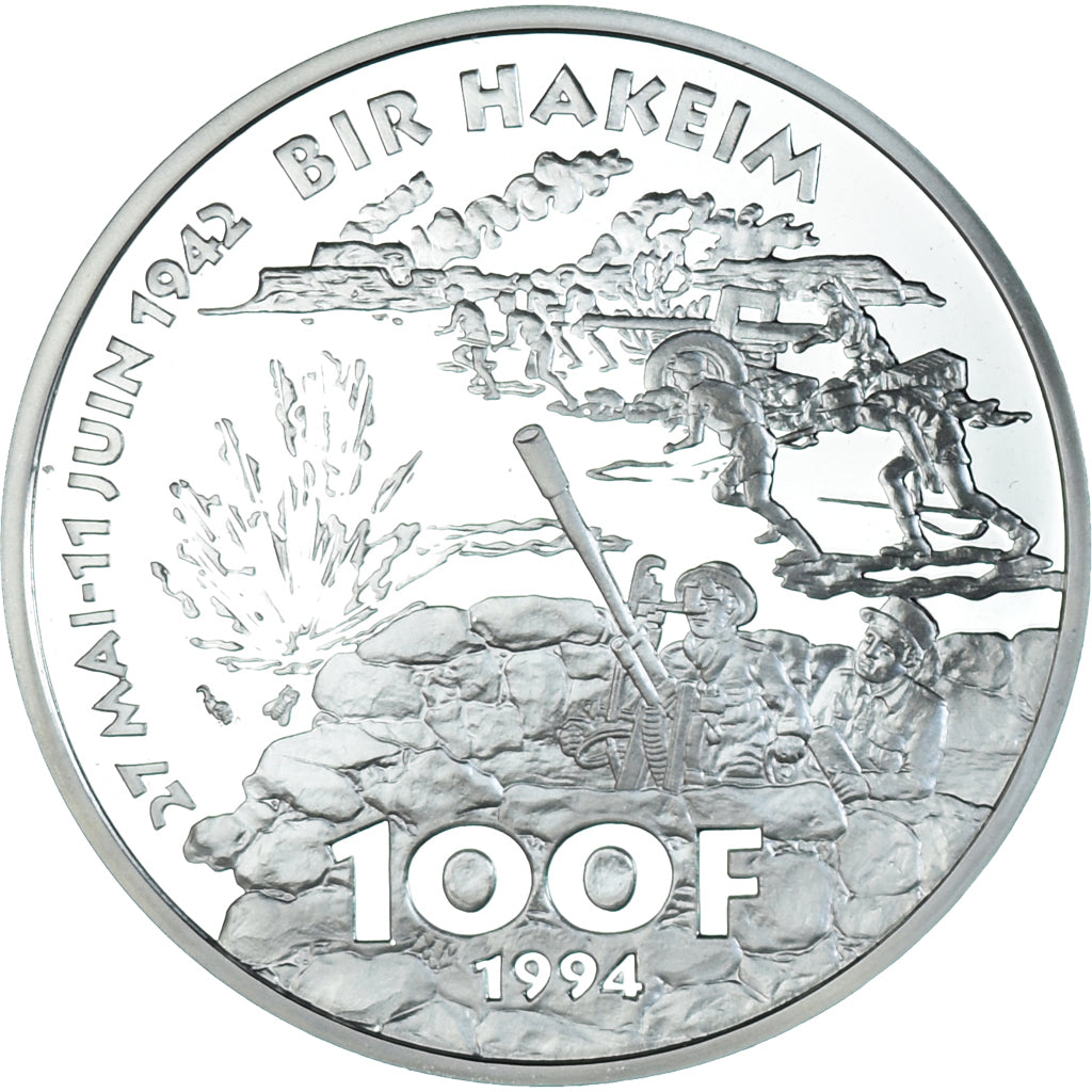 Coin, France, 100 Francs, 1994, MS(64), Silver, KM:1040, Gadoury:C75