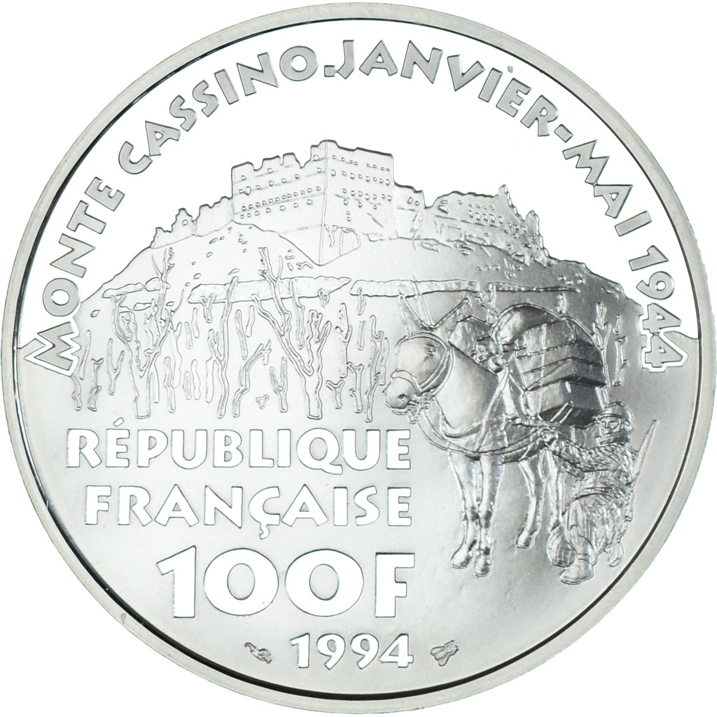 Coin, France, 100 Francs, 1994, MS(64), Silver, KM:1041, Gadoury:C77