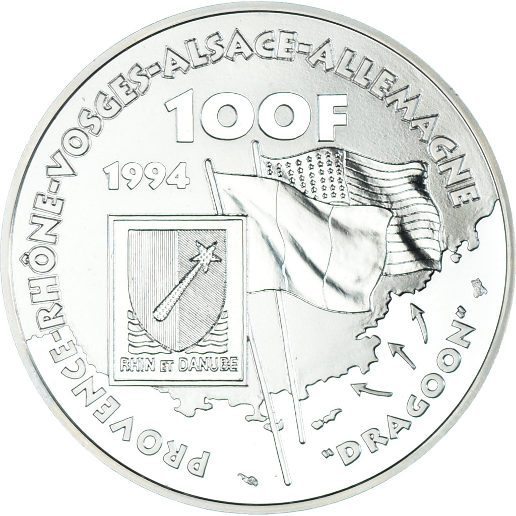 Coin, France, 100 Francs, 1994, MS(64), Silver, KM:1044