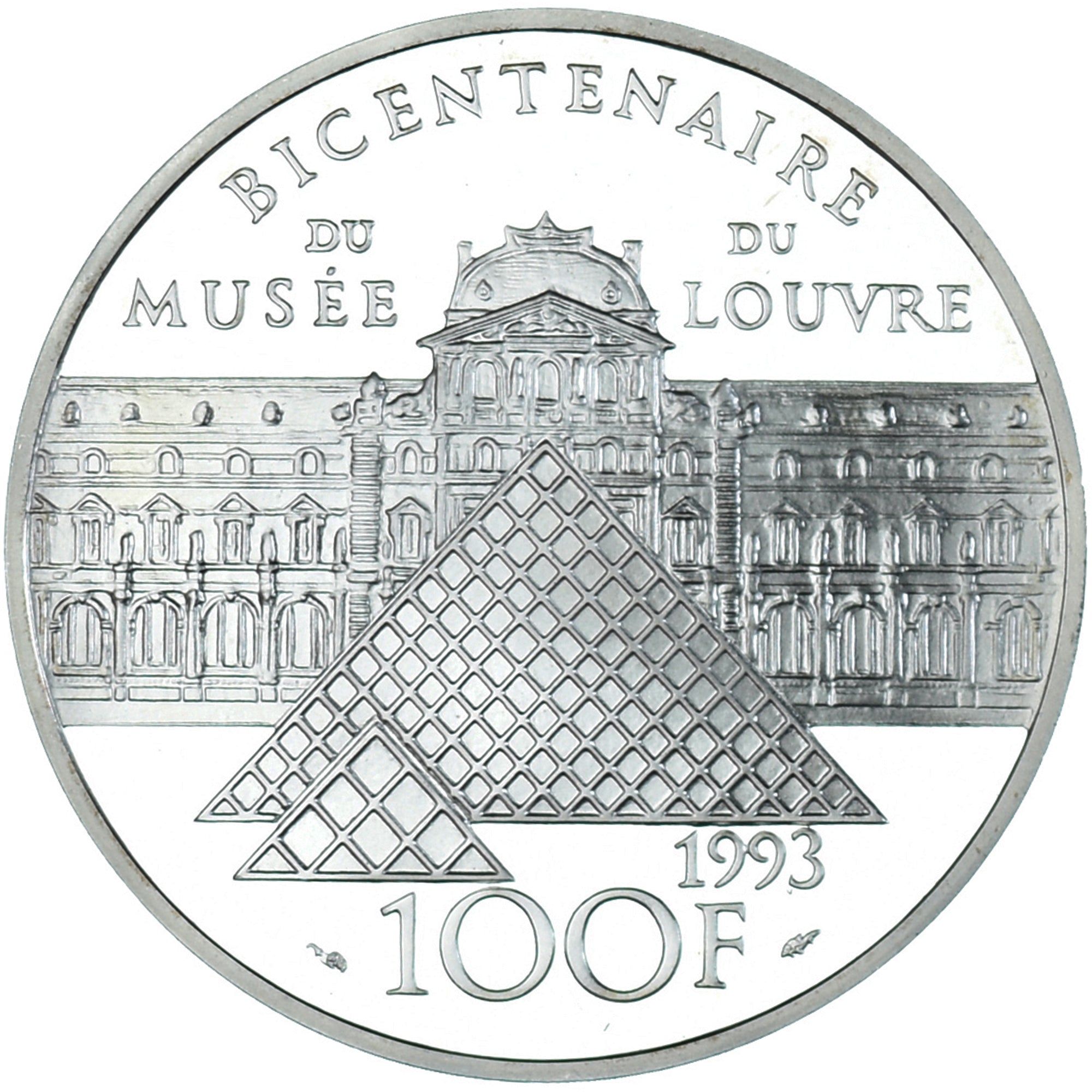 Coin, France, 100 Francs, 1993, MS(64), Silver, KM:1021, Gadoury:C55