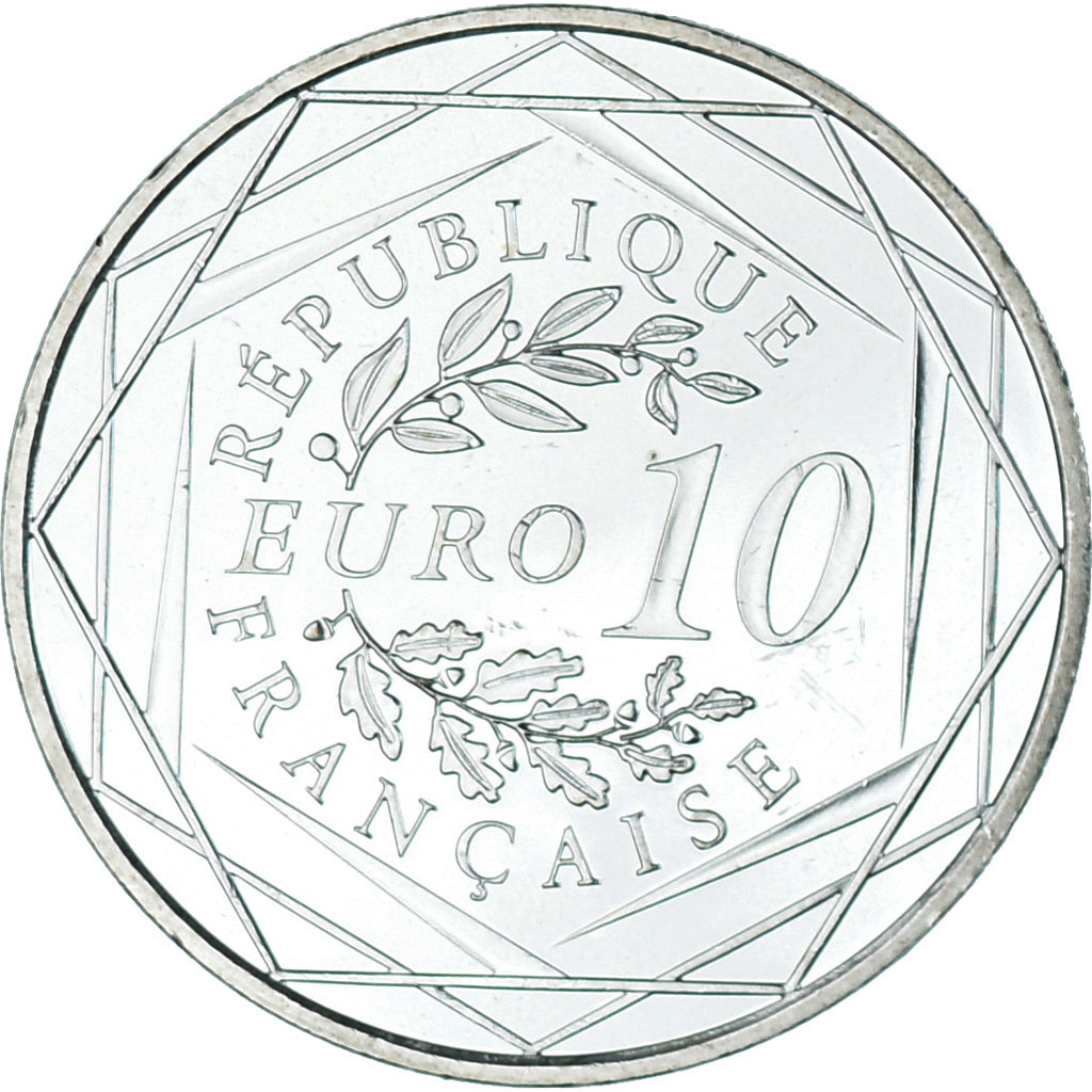 France, 10 Euro, 2012, Hercule, MS(63), Silver, Gadoury:EU516