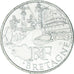 France, 10 Euro, 2011, Paris, Bretagne, MS(60-62), Silver, KM:1730