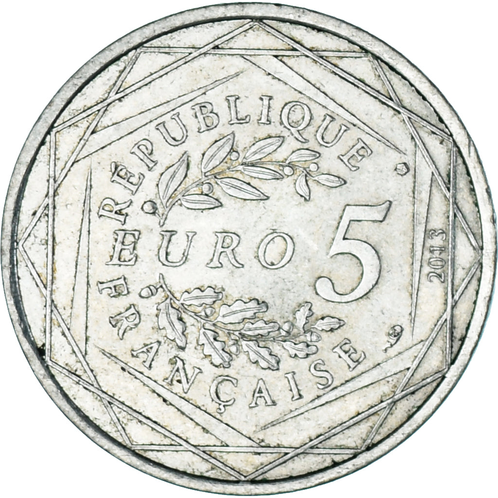 France, 5 Euro, 2013, Egalité, SUP, Argent, Gadoury:EU646