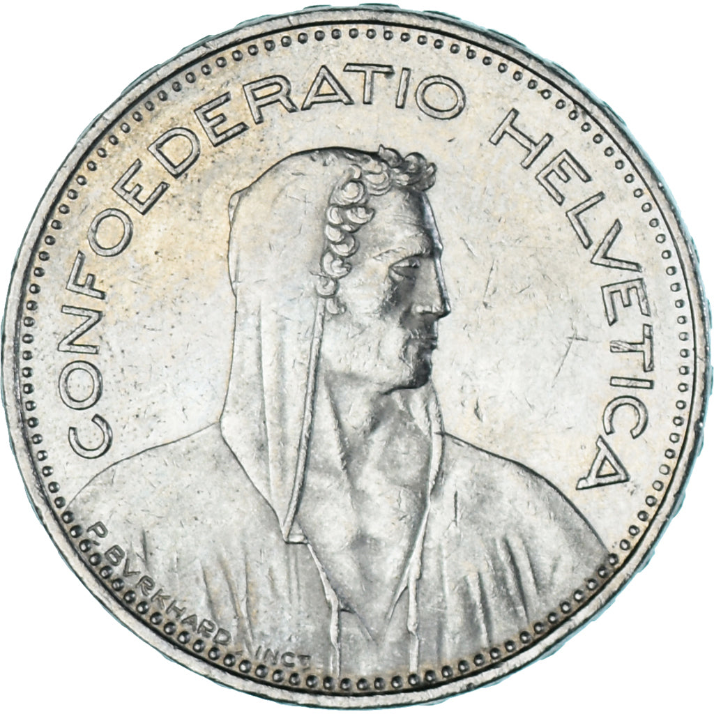 Coin, Switzerland, 5 Francs, 1995, Bern, MS(60-62), Copper-nickel, KM:40a.4