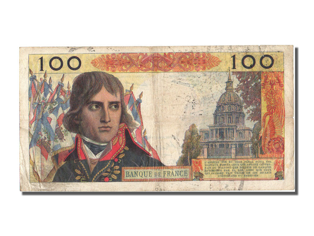 France, 100 Nouveaux Francs, 100 NF 1959-1964 ''Bonaparte'', 1962, KM #144a,...