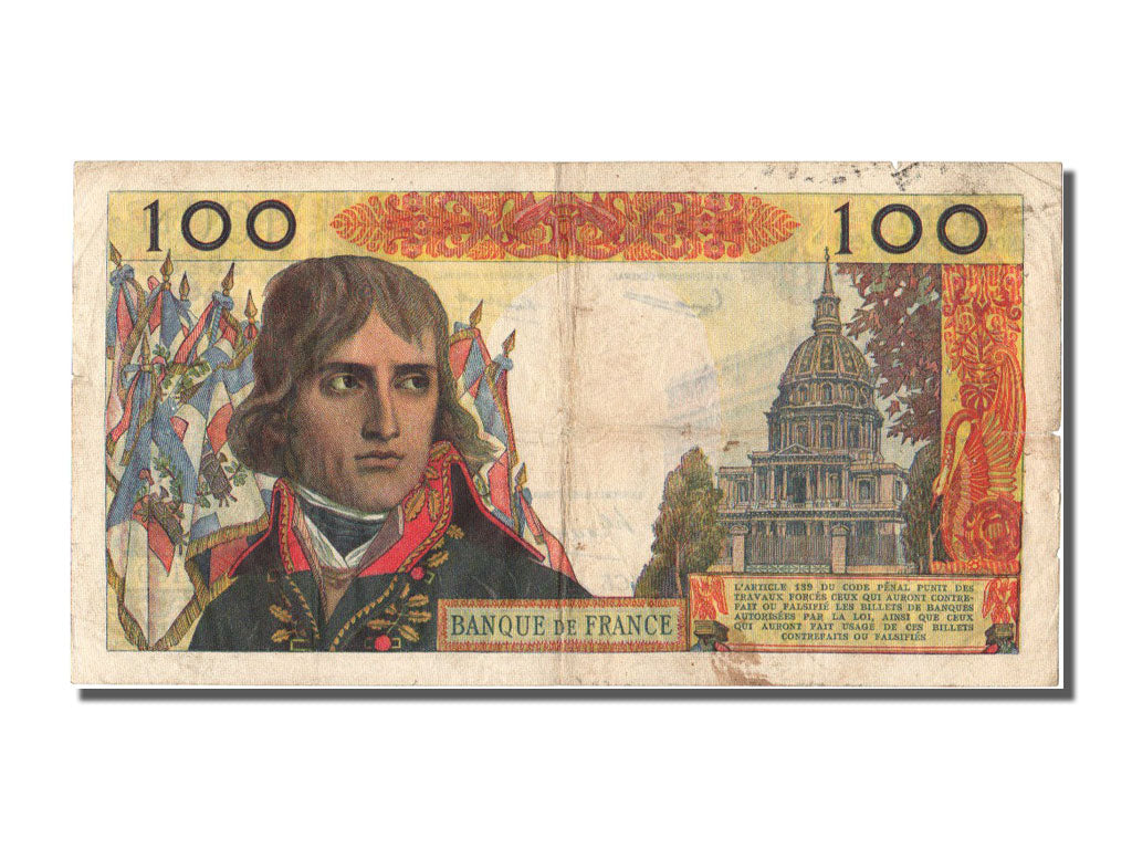 Francia, 100 Nouveaux Francs, 100 NF 1959-1964 ''Bonaparte'', 1962, KM:144a,...
