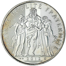 France, 10 Euro, 2012, Paris, Hercule, SUP+, Argent, Gadoury:EU590, KM:2073