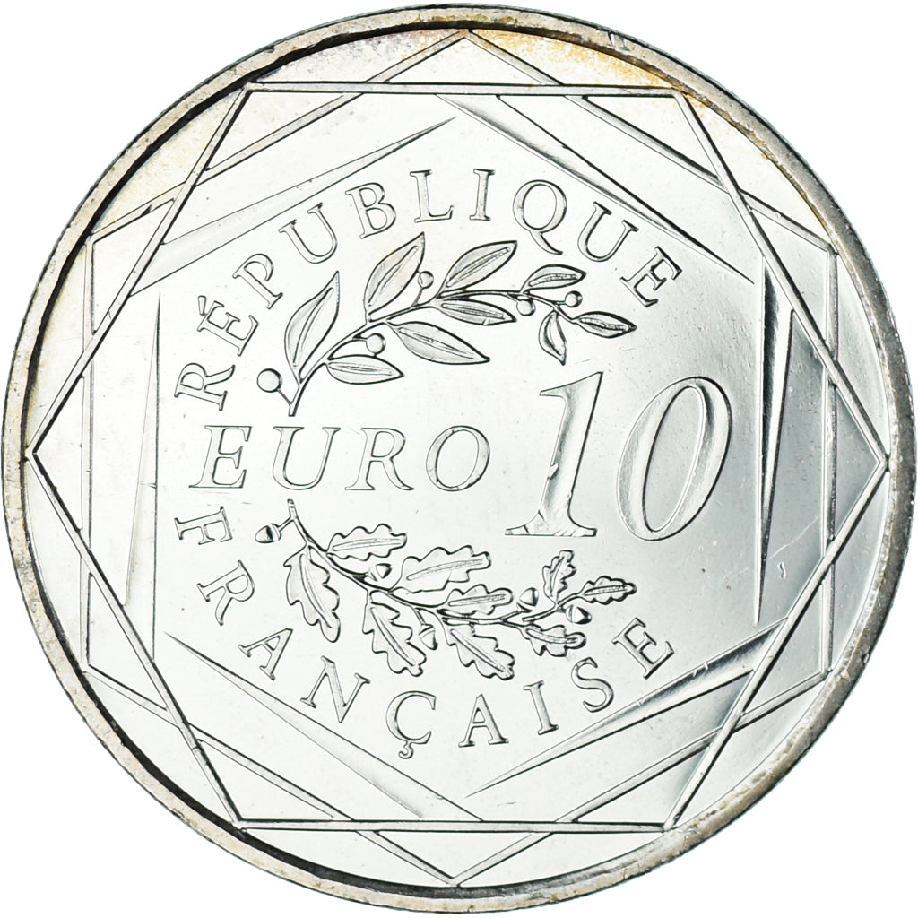 France, 10 Euro, 2012, Paris, Hercule, SUP+, Argent, Gadoury:EU590, KM:2073