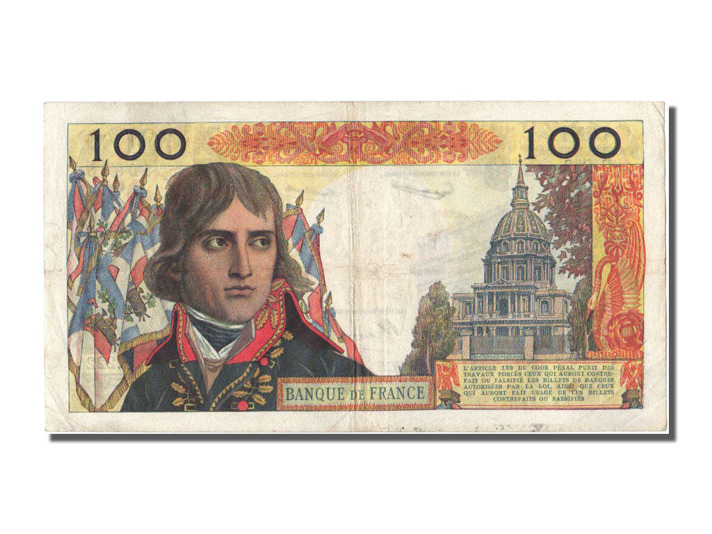 France, 100 Nouveaux Francs, 100 NF 1959-1964 ''Bonaparte'', 1963, KM #144a,...
