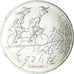 França, 10 Euro, 2014, Sempé Égalité Printemps, MS(63), Prata