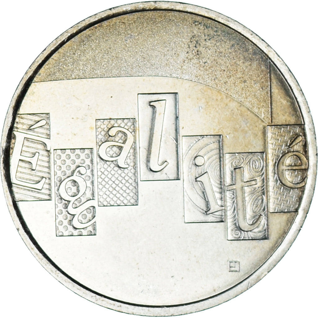 França, 5 Euro, 2013, Egalité, AU(50-53), Prata