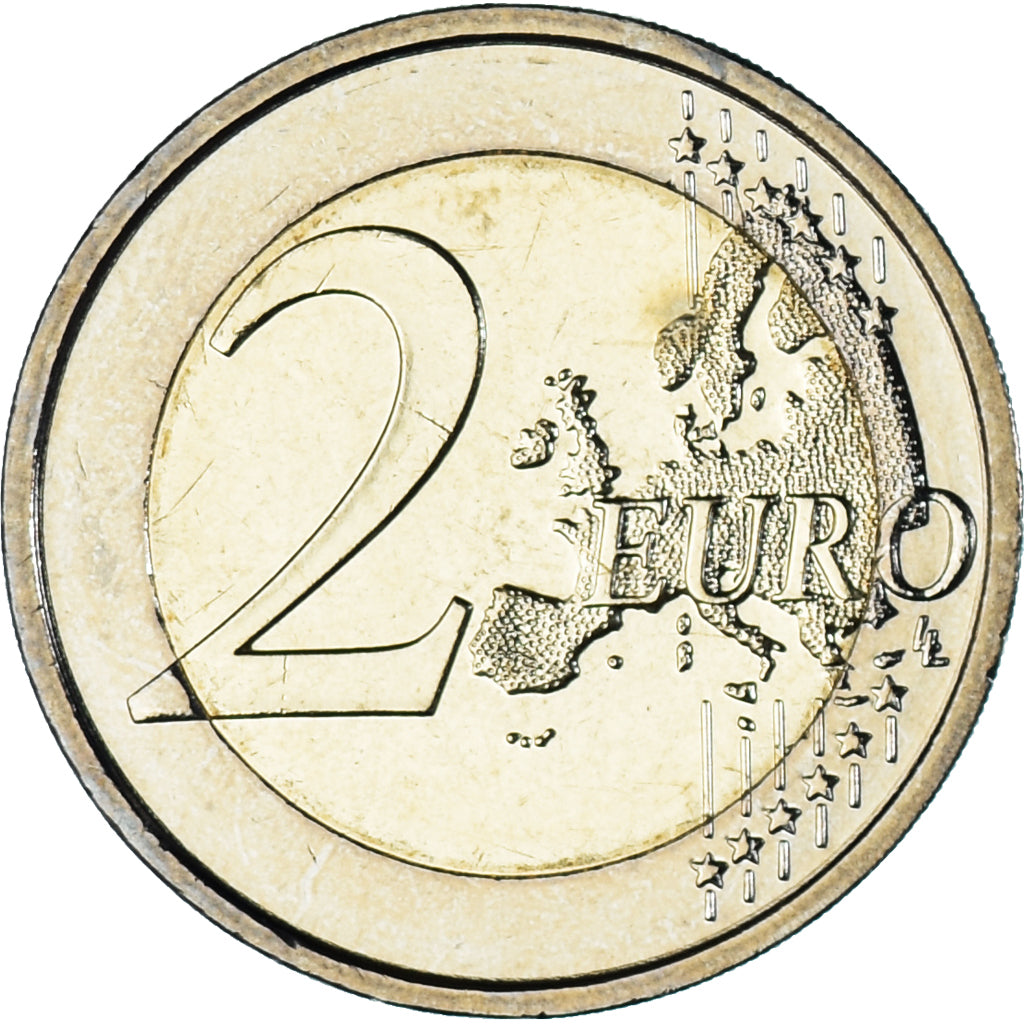 Belgien, 2 Euro, 2009, Brussels, Louis Braille, STGL, Bi-Metallic, KM:288