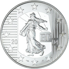 Frankreich, 1-1/2 Euro, 2004, Marianne, STGL, Silber