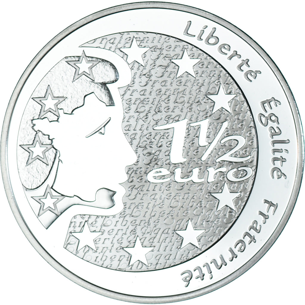 Frankreich, 1-1/2 Euro, 2004, Marianne, STGL, Silber