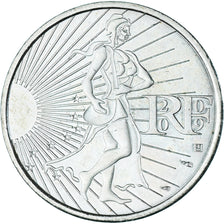 France, 10 Euro, 2009, Semeuse, MS(64), Silver, KM:1580