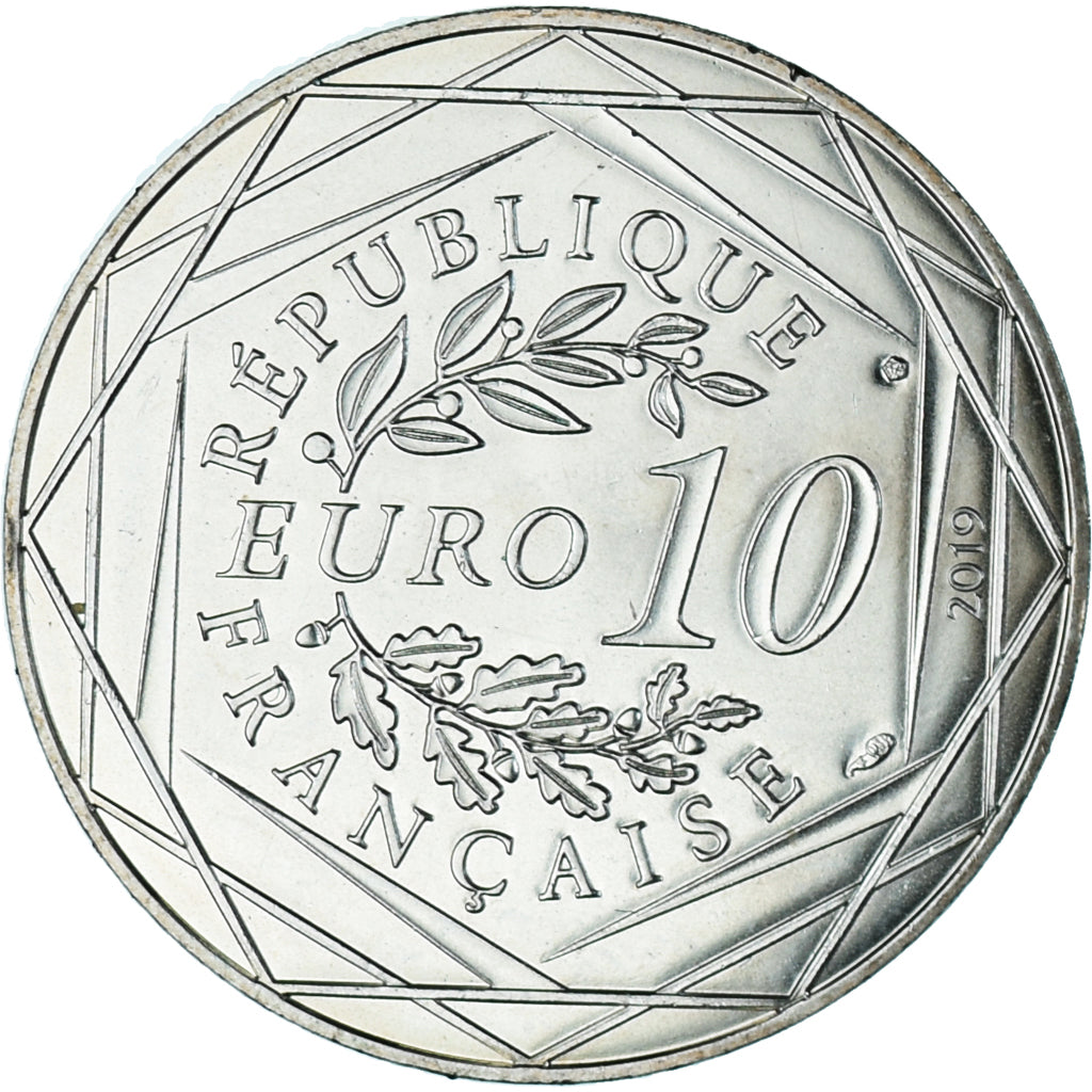 France, 10 Euro, 2019, Louis XIV, MS(64), Silver