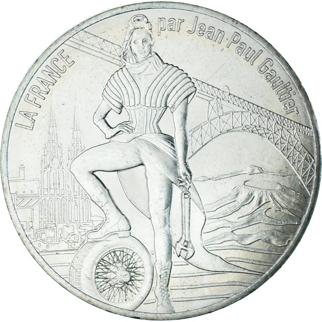 France, 10 Euro, 2017, Jean Paul Gaultier, MS(63), Silver