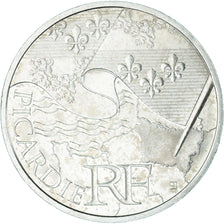 France, 10 Euro, 2010, Picardie, MS(63), Silver