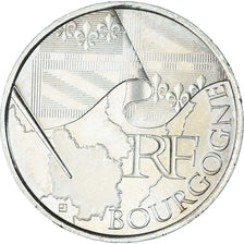 France, 10 Euro, 2010, Bourgogne, MS(63), Silver