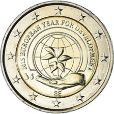 Belgium, 2 Euro, Année européenne du développement; 2015, MS(65-70), Bi-Metallic
