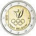 Belgium, 2 Euro, 2016, Jeux olympiques de Rio, MS(65-70), Bi-Metallic