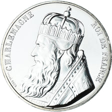 France, 10 Euro, Pièces d'Histoire, 2019, Charlemagne, MS(65-70), Silver