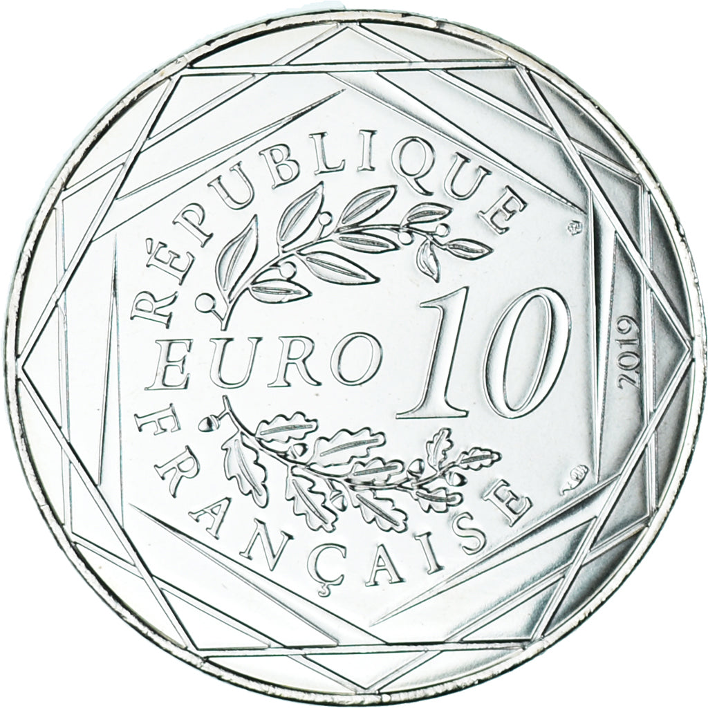 France, 10 Euro, Pièces d'Histoire, 2019, DELACROIX - LIBERTÉ GUIDANT LE