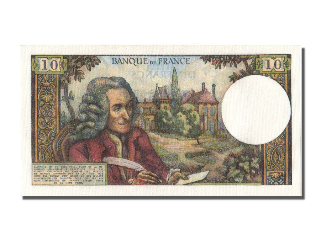 Billet, France, 10 Francs, 10 F 1963-1973 ''Voltaire'', 1971, 1971-09-02, SPL