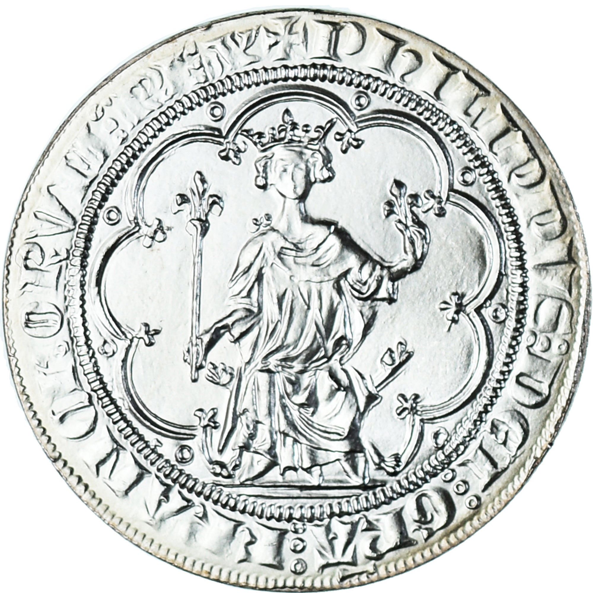 France, 10 Euro, Pièces d'Histoire, 2019, Les Templiers, MS(65-70), Silver