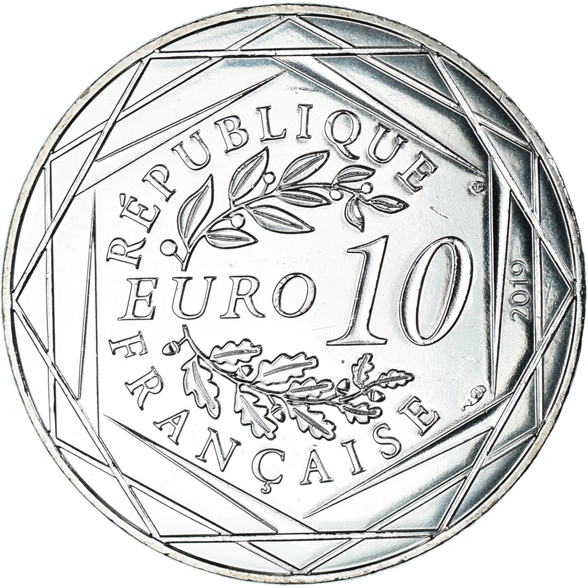 France, 10 Euro, Pièces d'Histoire, 2019, Jacques Cartier, MS(65-70), Silver