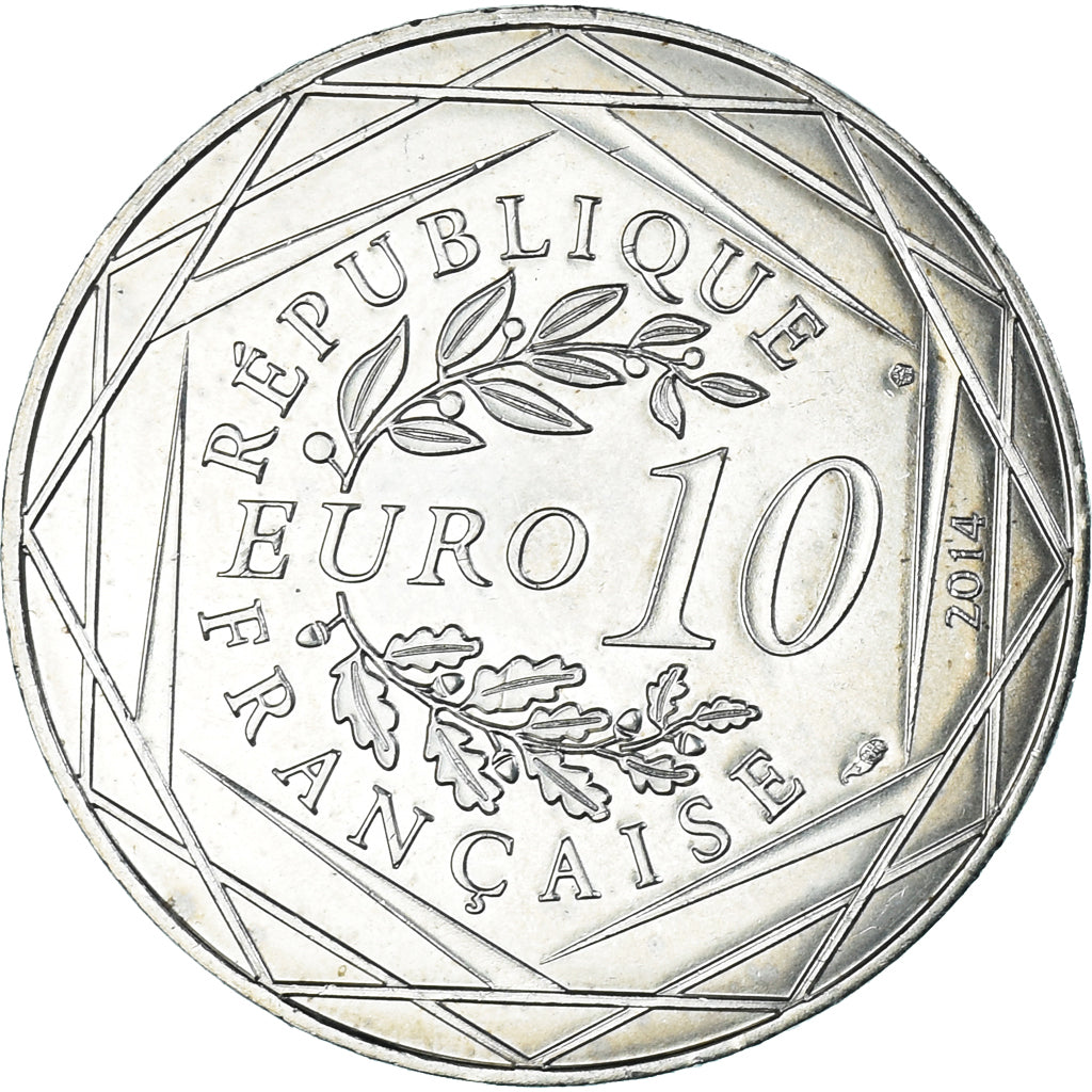 France, 10 Euro, Monnaie de Paris, Sempé - Automne - Liberté, 2014, Liberté