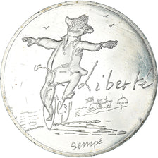 France, 10 Euro, 2014, Sempé Liberté Été, MS(63), Silver