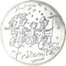 France, 10 Euro, 2014, Sempé Fraternité Automne, MS(63), Silver