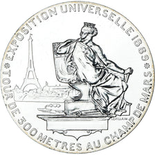 France, 10 Euro, Pièces d'Histoire, 2019, Tour Eiffel, MS(65-70), Silver