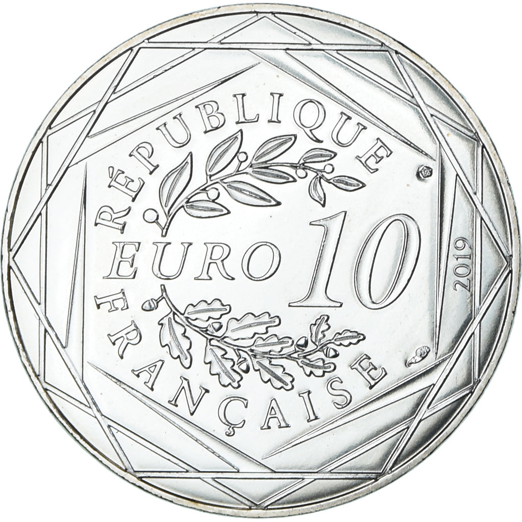 Francia, 10 Euro, Pièces d'Histoire, 2019, D'Artagnan, FDC, Argento