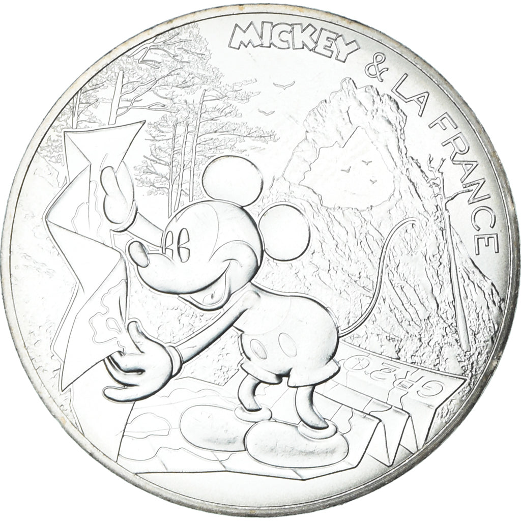 Francia, 10 Euro, 2018, Monnaie de Paris, Mickey Balade de toute beauté, FDC