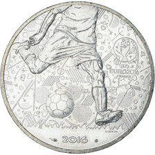 France, 10 Euro, 2016, Paris, UEFA Euro 2016, MS(63), Silver