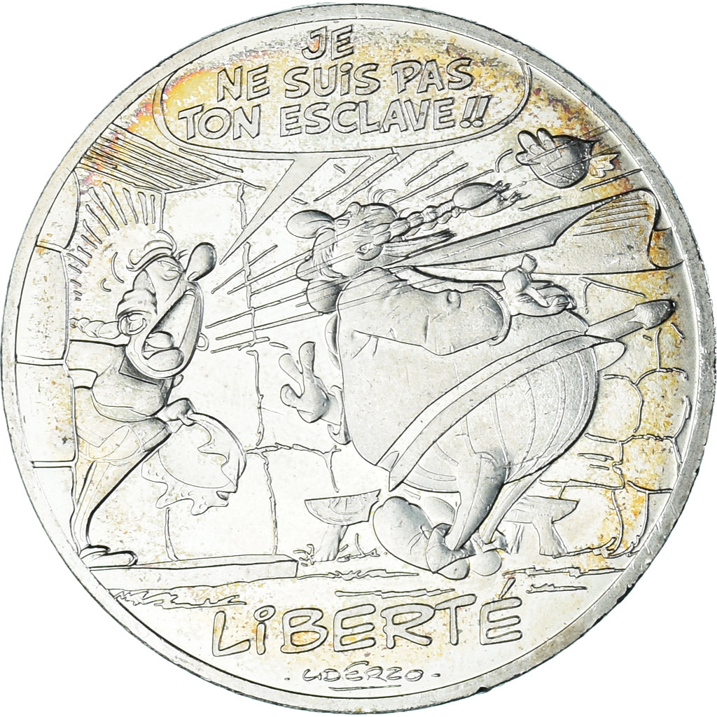Frankreich, 10 Euro, Astérix - Liberté, 2015, Monnaie de Paris, UNZ, Silber