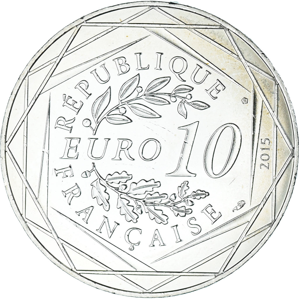 Frankreich, 10 Euro, Astérix - Liberté, 2015, Monnaie de Paris, UNZ, Silber
