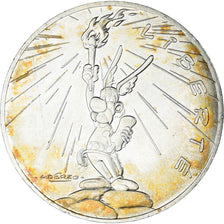 France, 10 Euro, Astérix - Liberté, 2015, MS(63), Silver