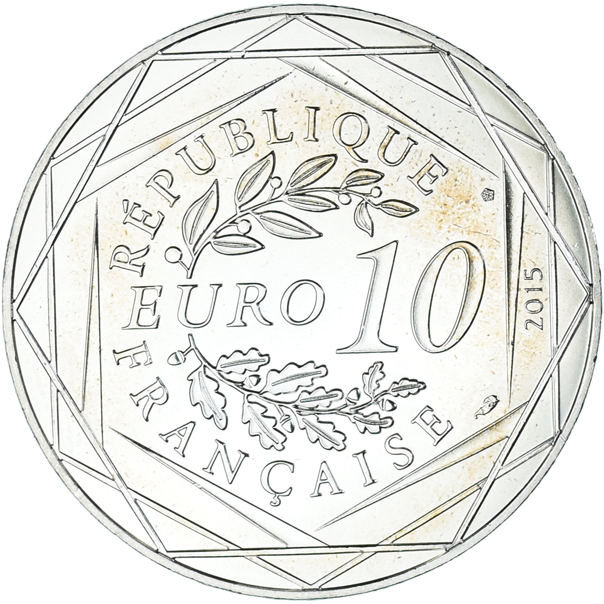 France, 10 Euro, Astérix - Liberté, 2015, Monnaie de Paris, MS(65-70), Silver