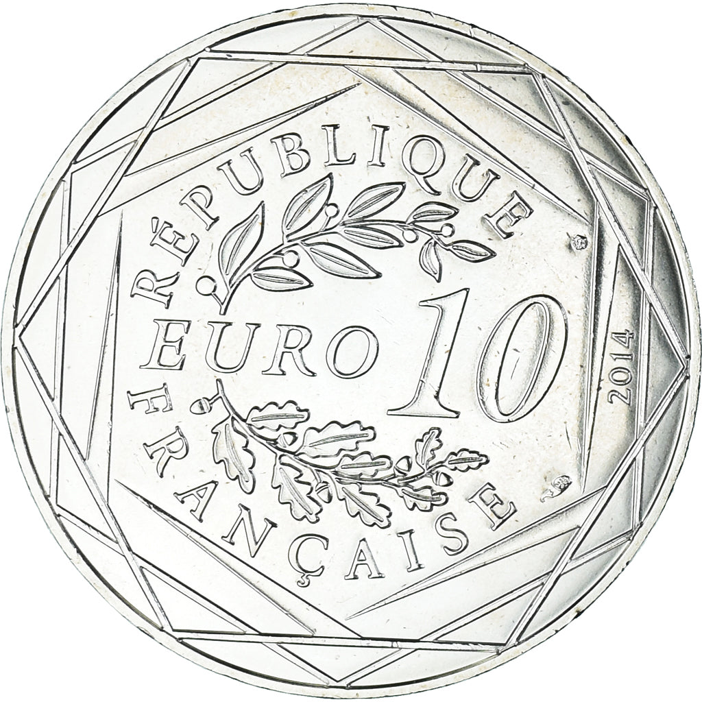 Francja, 10 Euro, 2014, Monnaie de Paris, Sempé Égalité Été, MS(65-70)