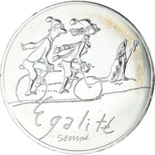 France, 10 Euro, 2014, Monnaie de Paris, Sempé Égalité Hiver, FDC, Argent