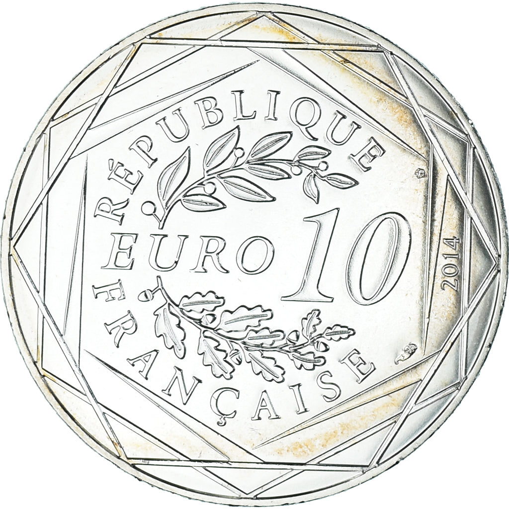 France, 10 Euro, 2014, Monnaie de Paris, Sempé Égalité Hiver, FDC, Argent
